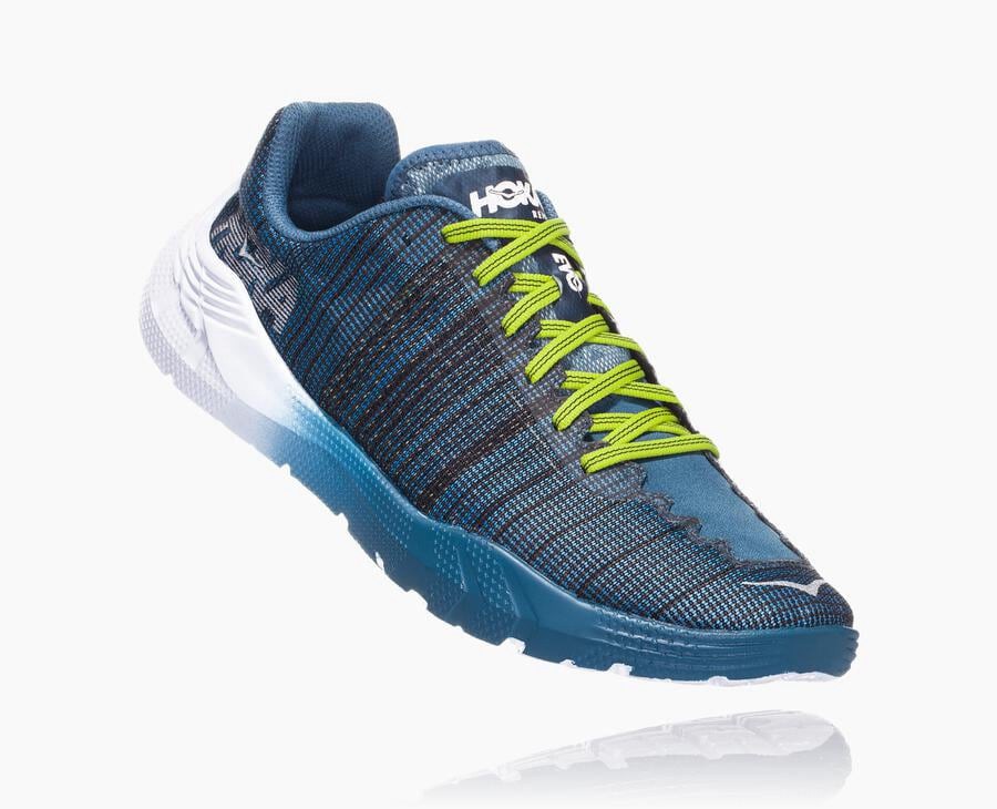 Hoka One One Hardloopschoenen Heren - Evo Rehi - Donkerblauw/Wit - HR2107354